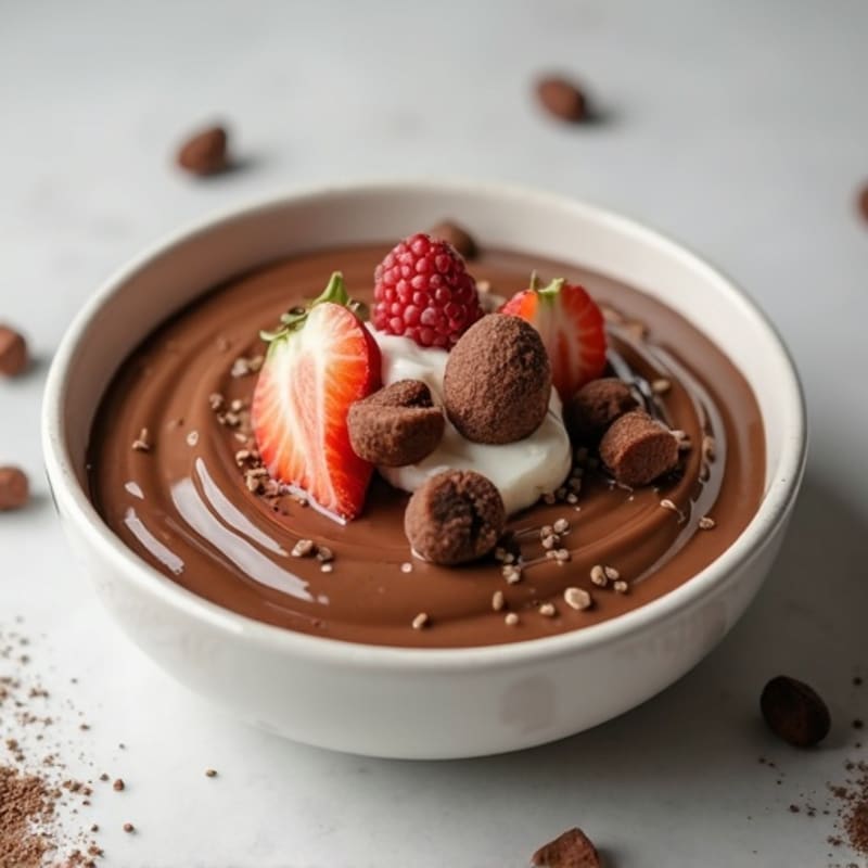 Silky Chocolate Protein Pudding