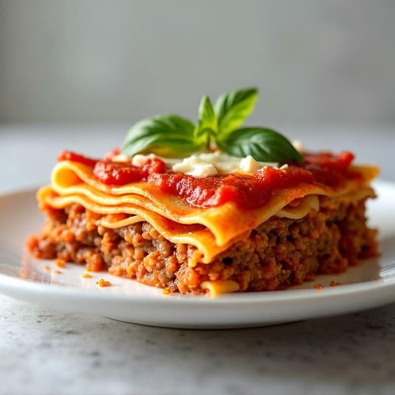 Hearty Lean Beef Lasagna