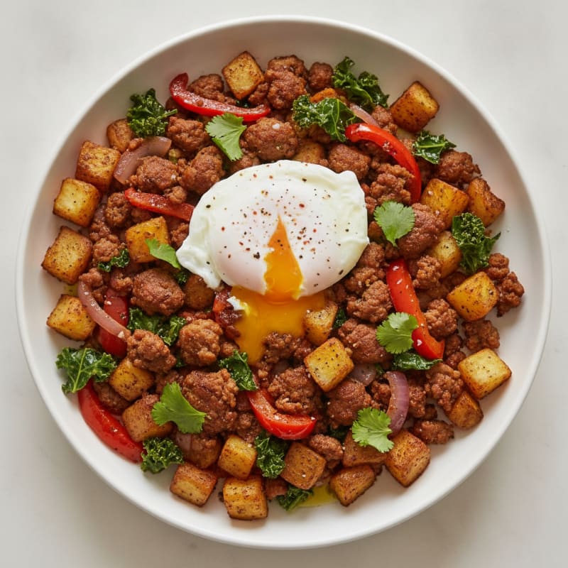 Spicy Chorizo and Potato Hash
