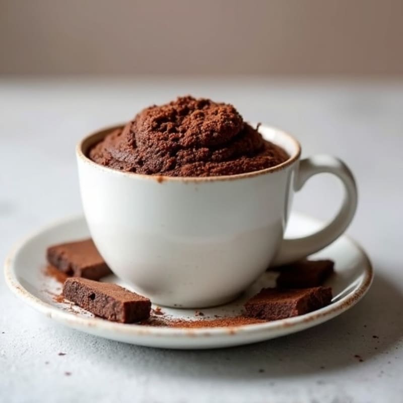 Healthy Chocolate Protein Mug Cake