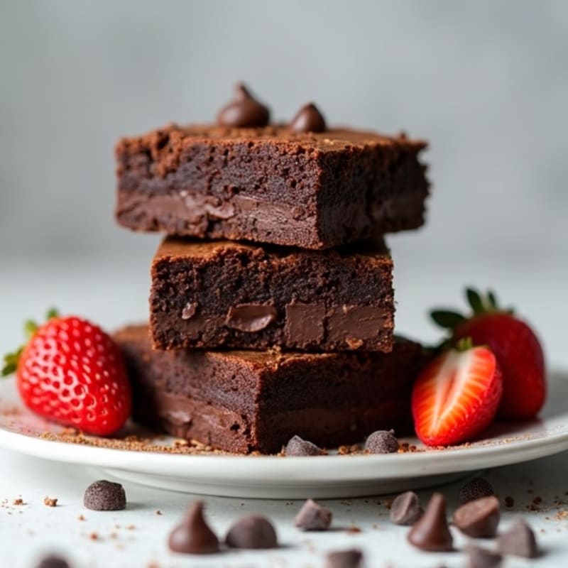 Protein-Packed Dark Chocolate Sweet Potato Brownies