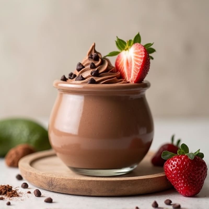 Silky Chocolate Protein Pudding with Greek Yogurt