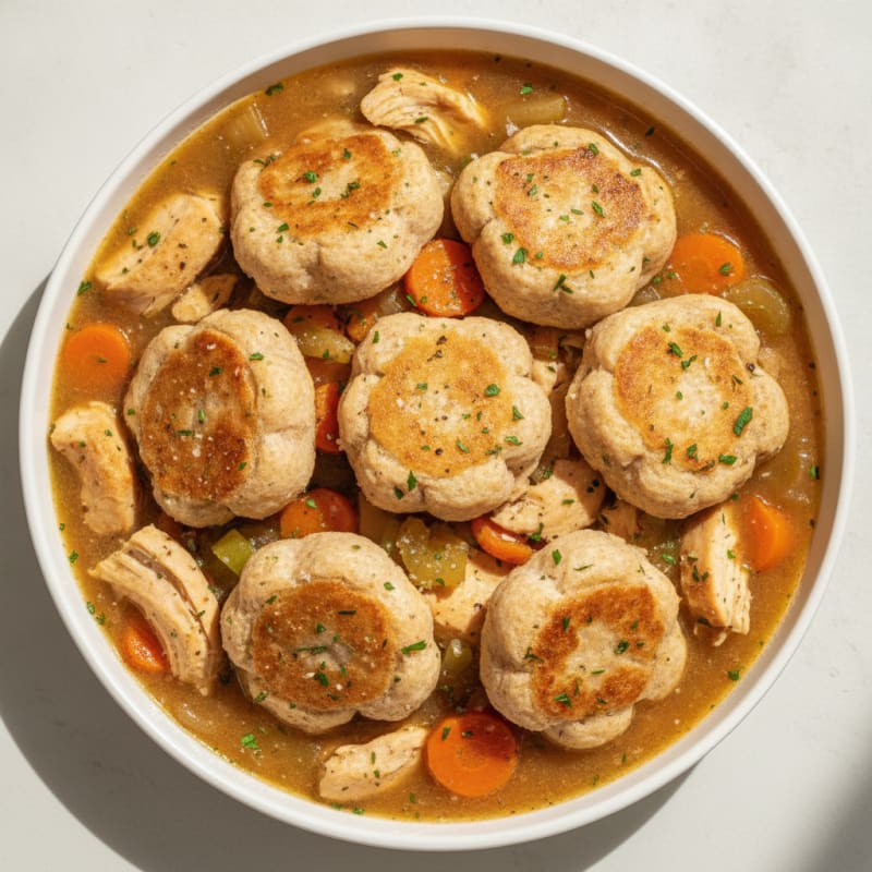 Homestyle Chicken and Herb Dumplings
