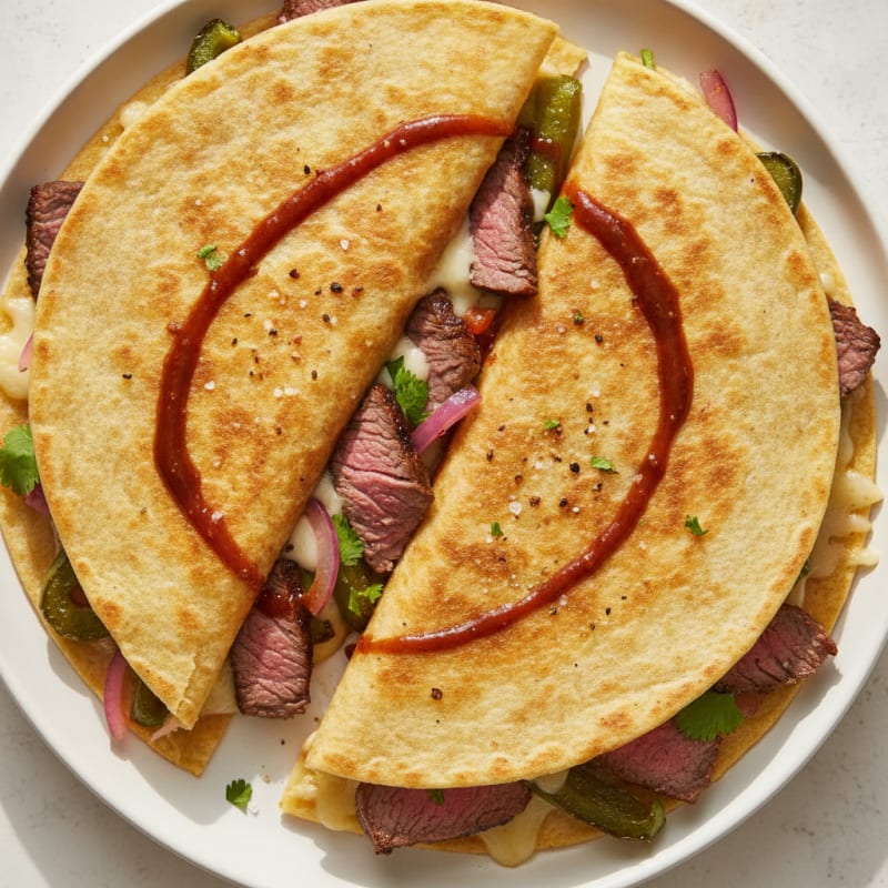 Steak and Poblano Quesadillas