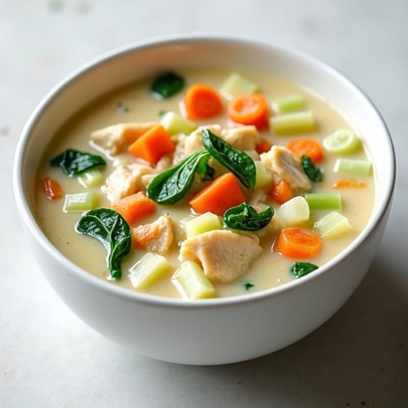 Creamy Chicken Vegetable Soup