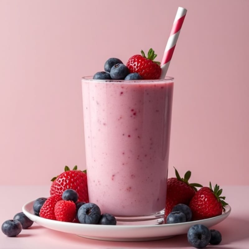Creamy Berry Protein Smoothie