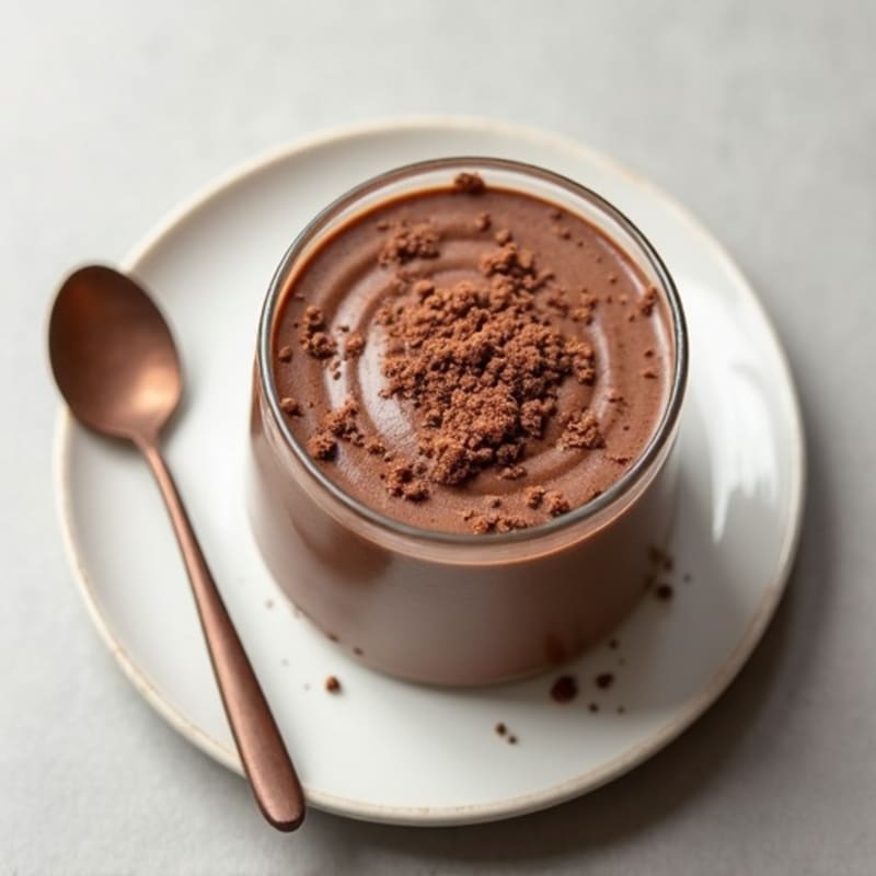Silky Chocolate Protein Pudding with Greek Yogurt