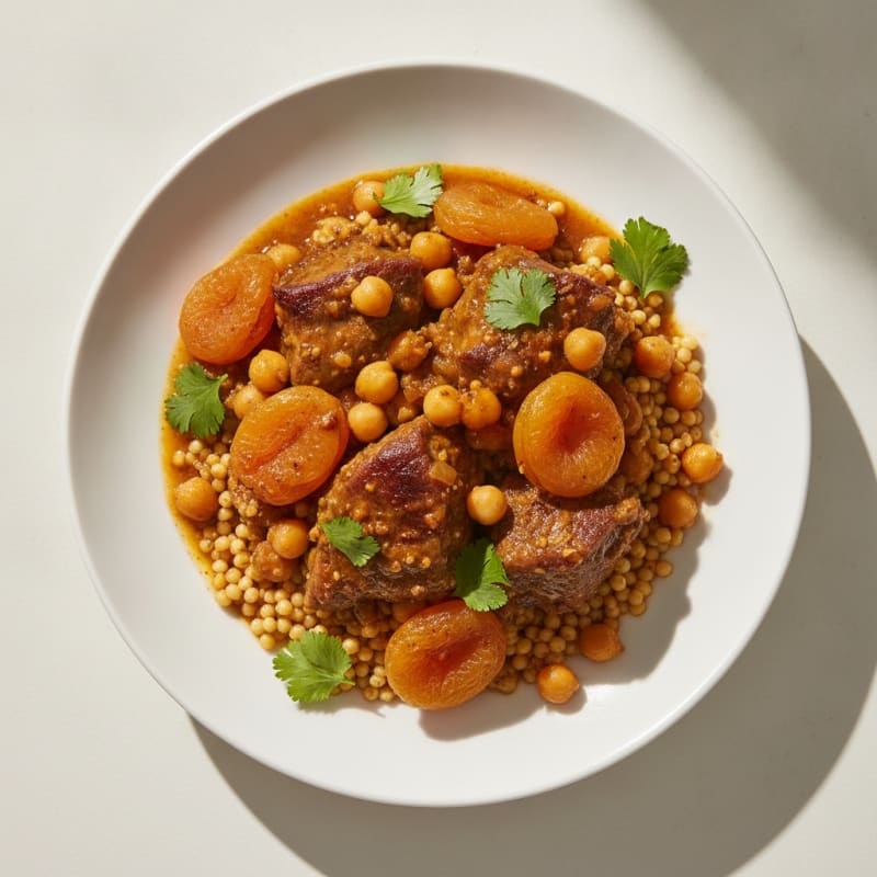 Moroccan Lamb Tagine with Pearl Couscous