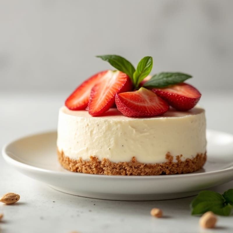 Creamy Greek Yogurt Protein Cheesecake