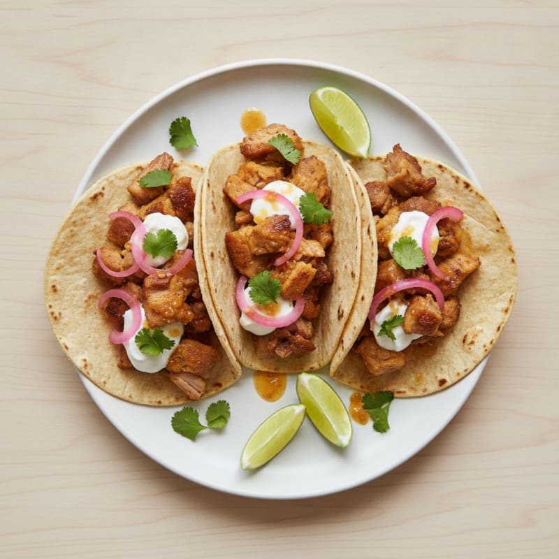 Slow-Cooked Pork Carnitas Tacos