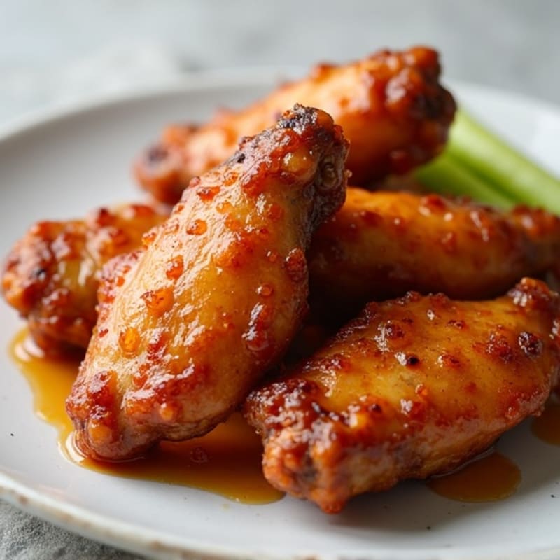 Crispy Honey Glazed Chicken Wings