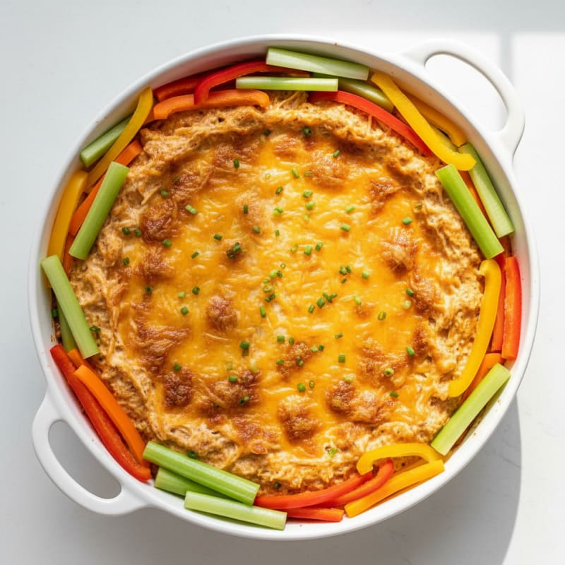 Creamy Buffalo Chicken Dip Skillet