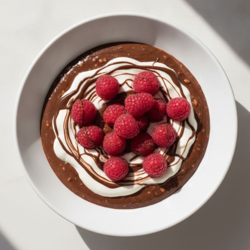 Silky Chocolate Protein Pudding with Greek Yogurt