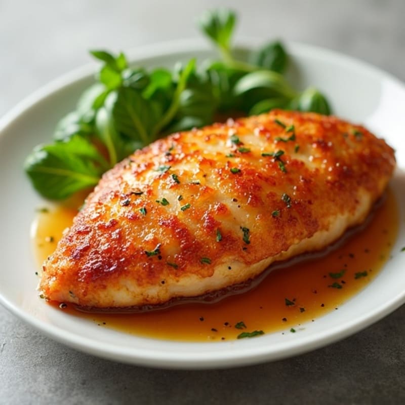 Crispy Baked Chicken with Sweet and Spicy Ginger-Garlic Glaze