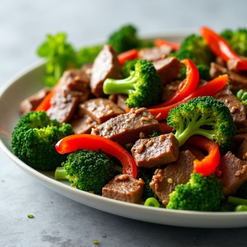 Savory Garlic Beef and Crisp Broccoli Stir-Fry