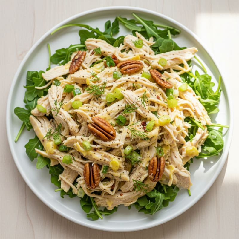 Lemon Herb Chicken Salad with Toasted Pecans