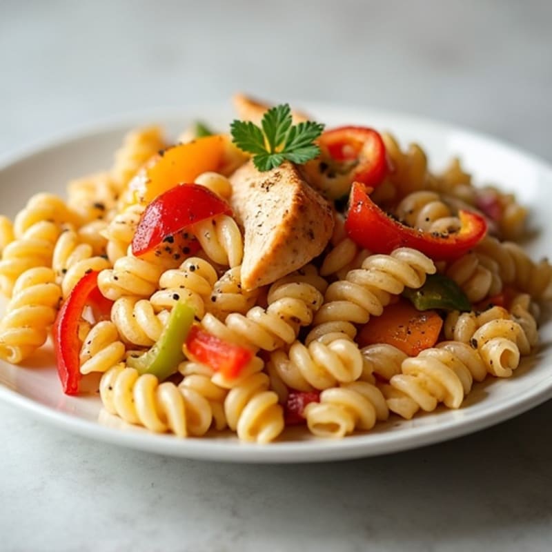 Creamy Cajun Chicken Pasta with Bell Peppers