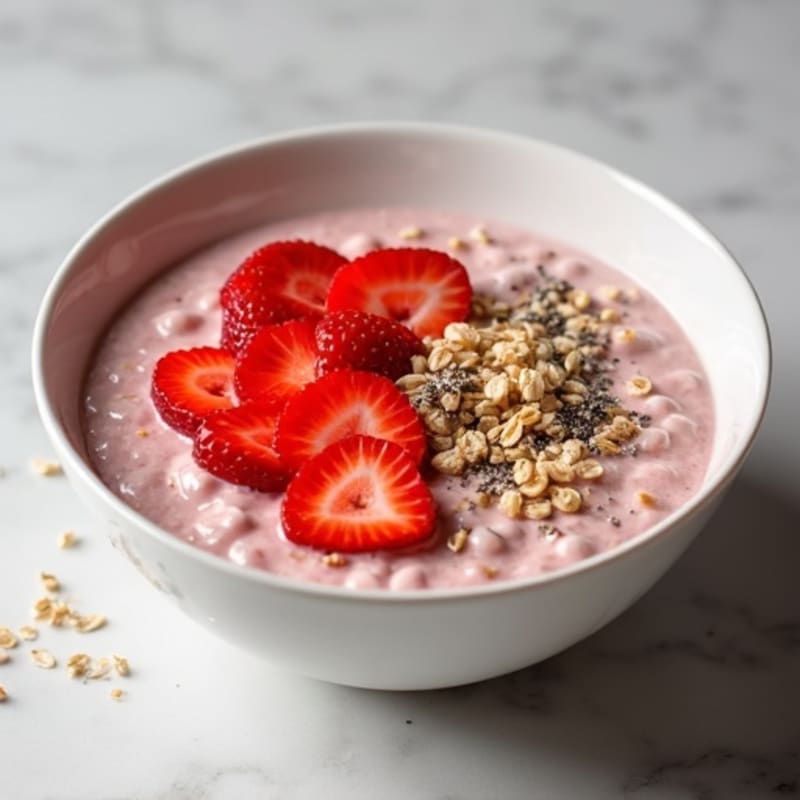 Creamy Strawberry Overnight Oats