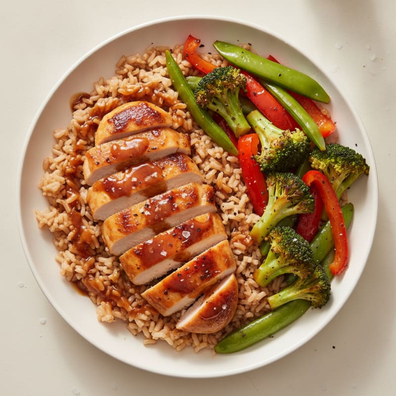 Teriyaki Chicken with Roasted Vegetables