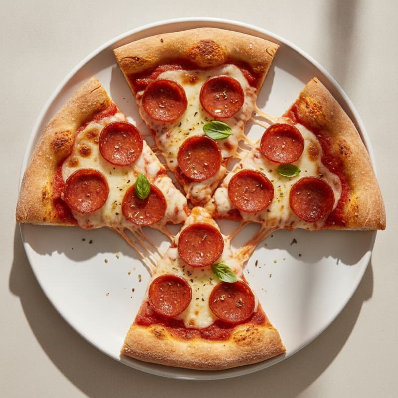 Classic Pepperoni Pizza Slices