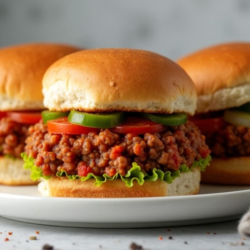 Hearty Veggie-Loaded Lean Ground Beef Sloppy Joe Sliders