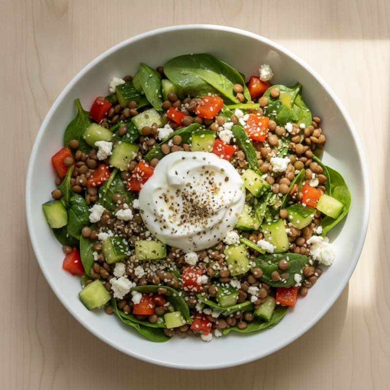 Lentil and Vegetable Power Bowl