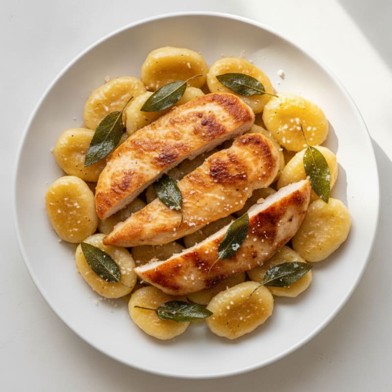 Ricotta Gnocchi with Sage Butter Sauce
