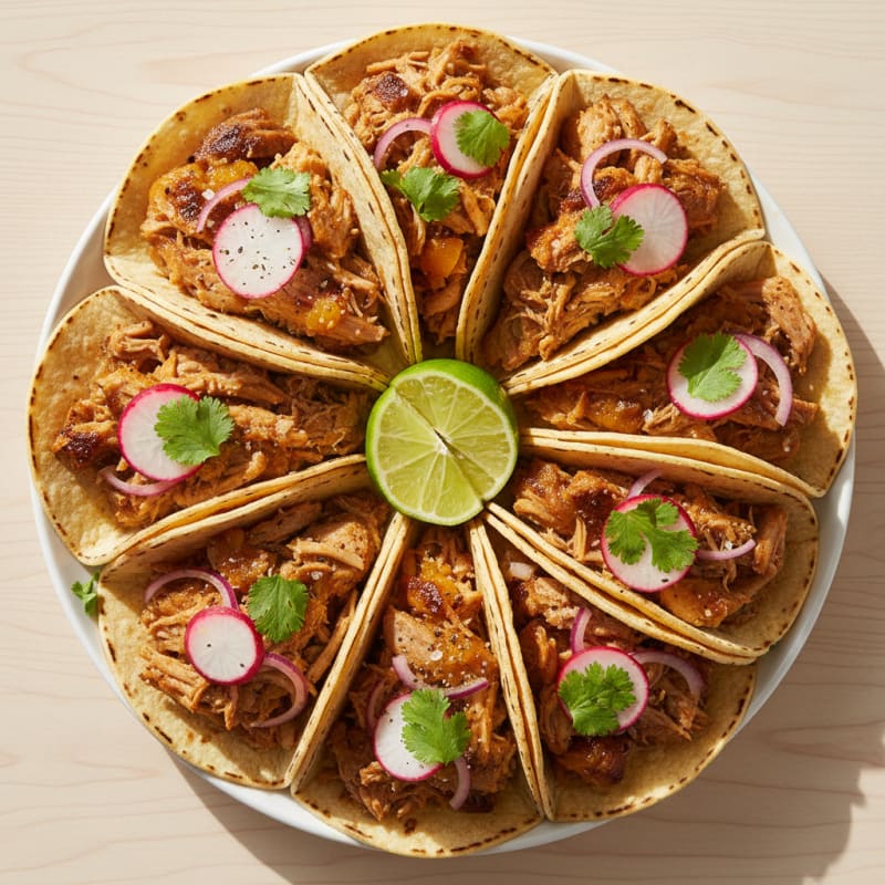 Slow-Cooked Pork Carnitas Tacos