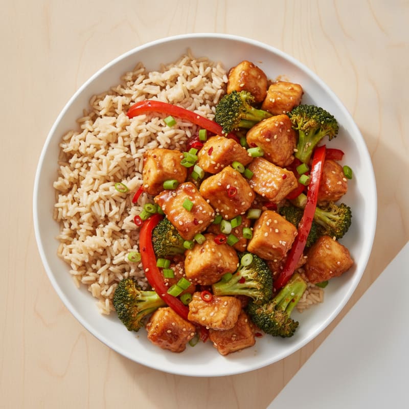 Clean General Tso's Chicken Stir-Fry
