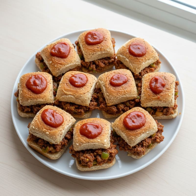 Sweet and Tangy Sloppy Joe Sliders