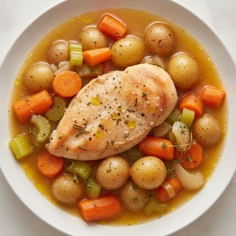 Slow Cooker Herb Chicken