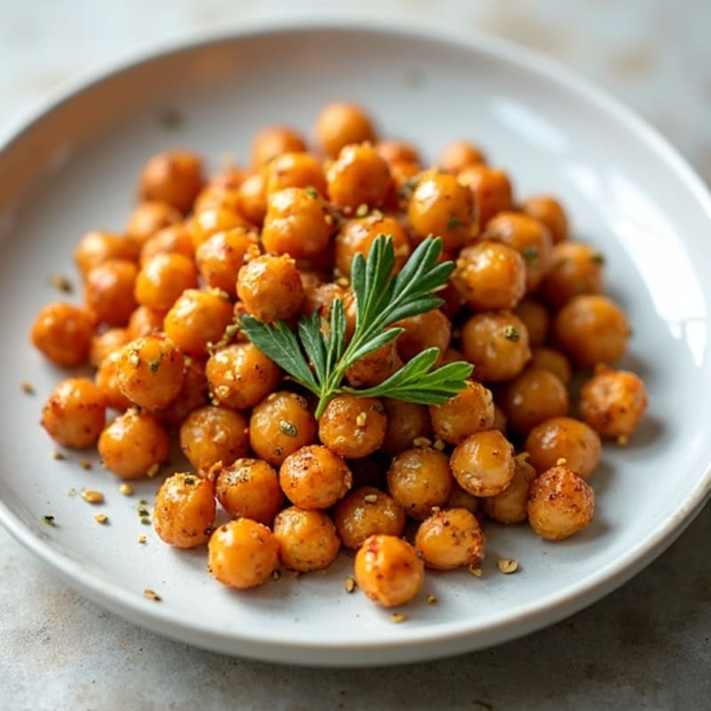 Crispy Herb Roasted Chickpeas