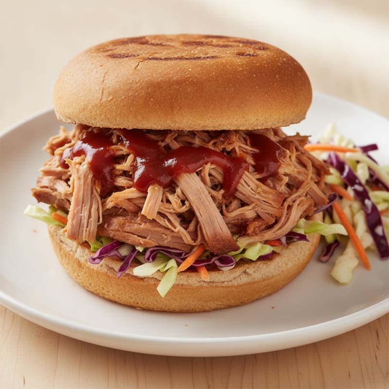 Smoky Barbecue Pulled Pork Sandwich