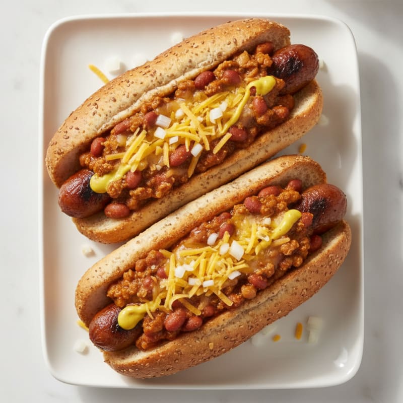 Classic Chili Cheese Hot Dogs