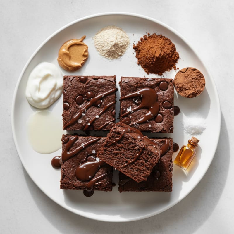 Decadent Chocolate Fudge Protein Brownies