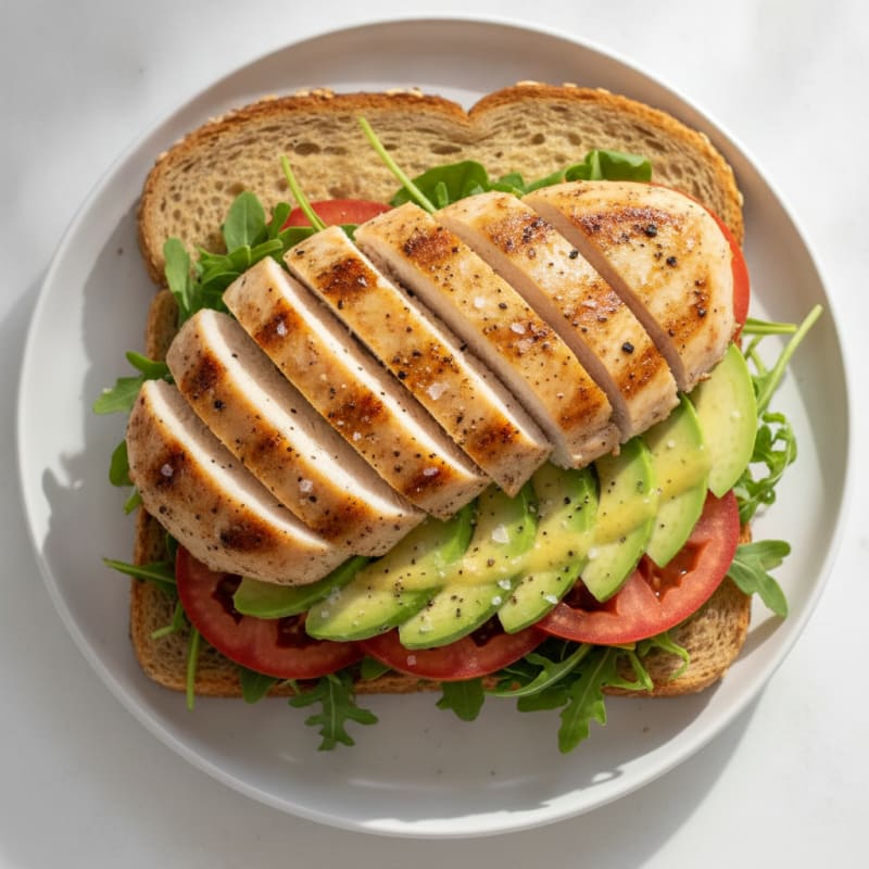 Grilled Chicken and Avocado Sandwich