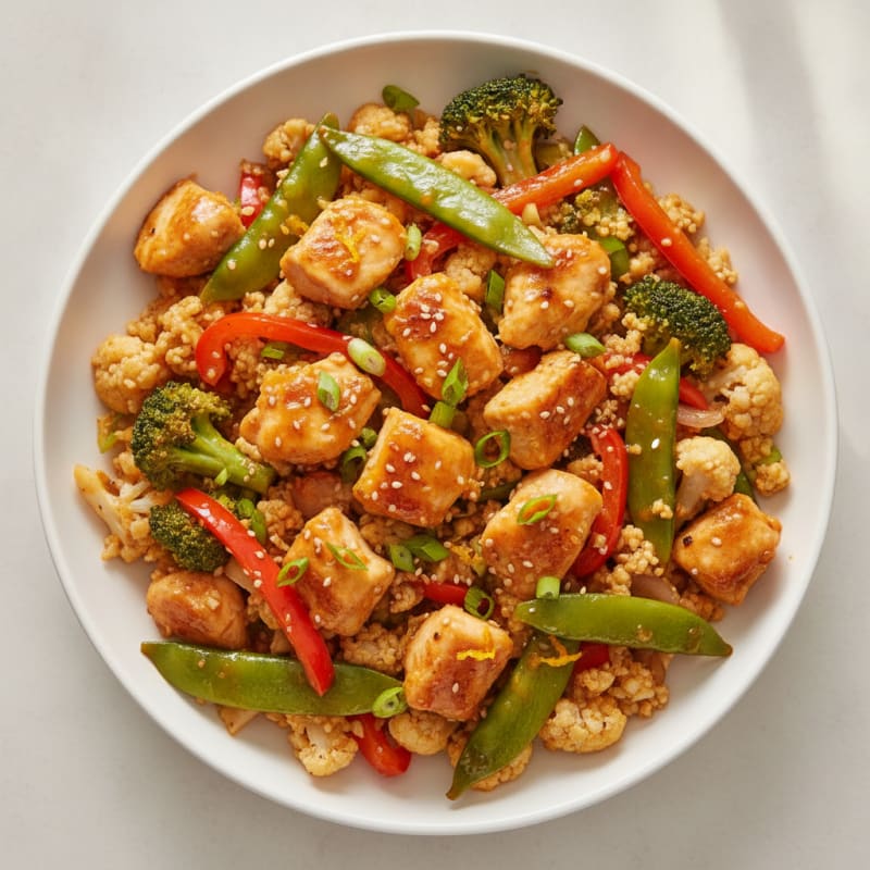 Orange Glazed Chicken Stir-Fry