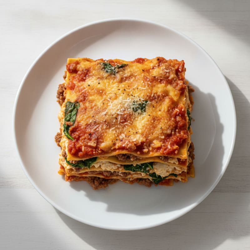 Classic Italian Beef Lasagna Bake