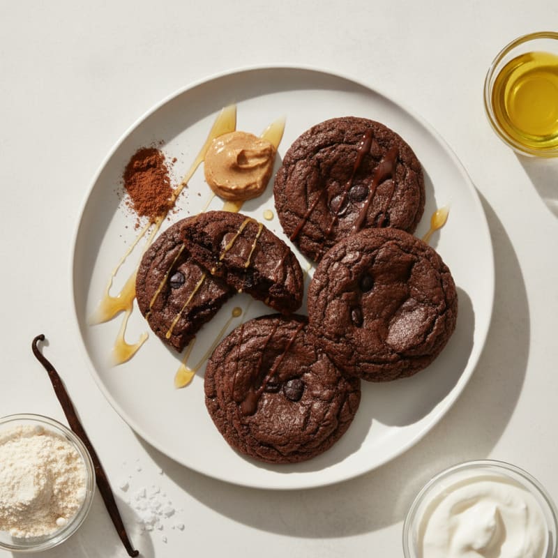 Black Bean Fudge Cookies