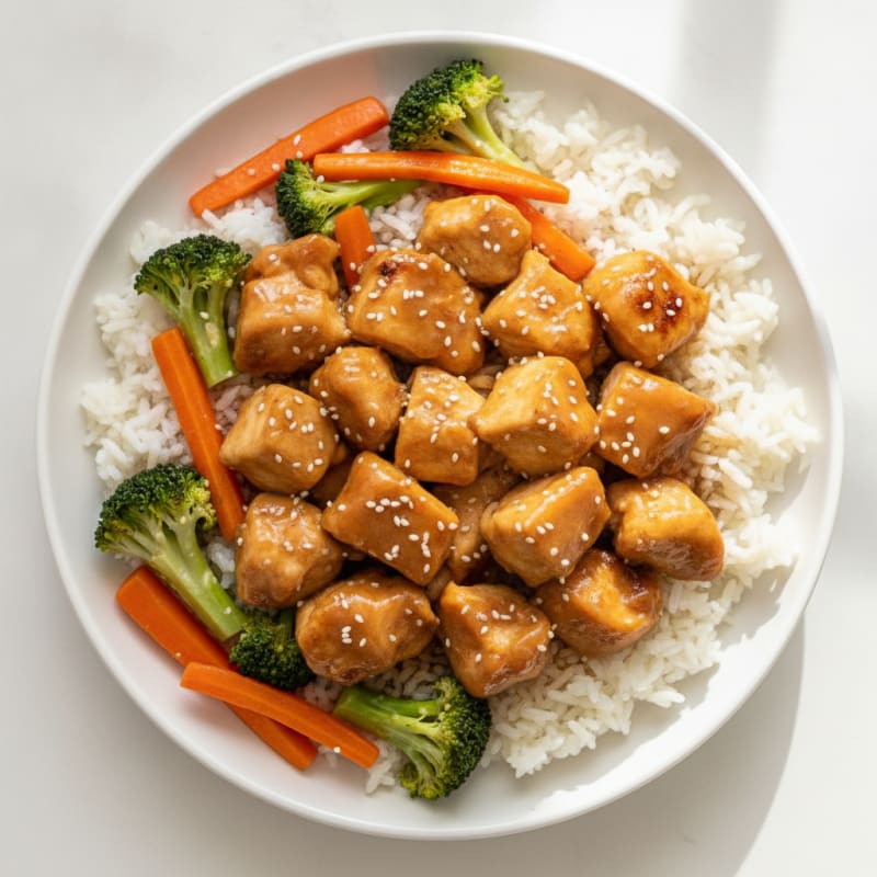 Teriyaki Chicken and Vegetable Plate