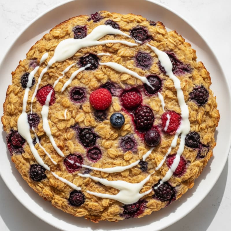 High-Protein Baked Berry Oatmeal