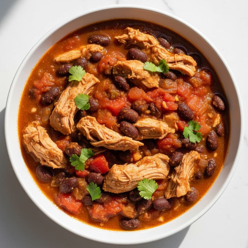 Turkey and Black Bean Chili