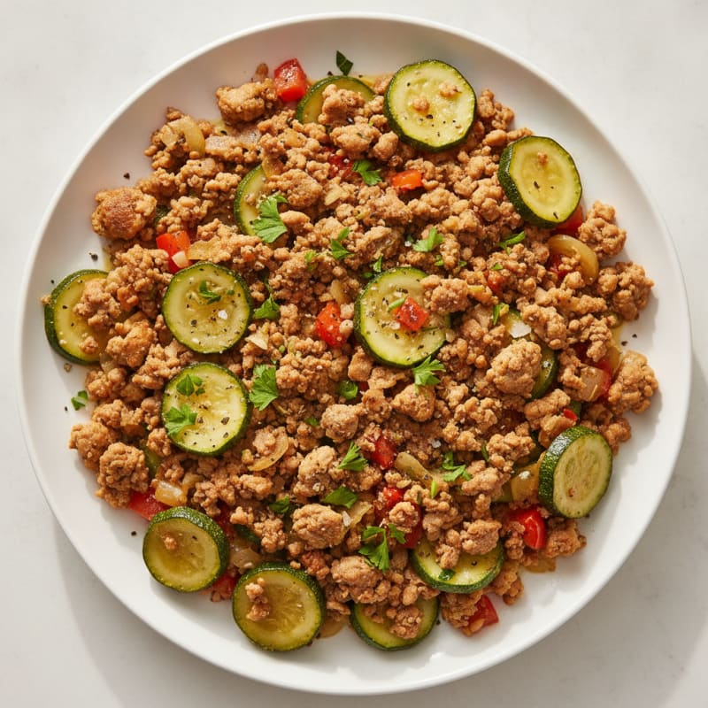 Savory Ground Turkey Skillet