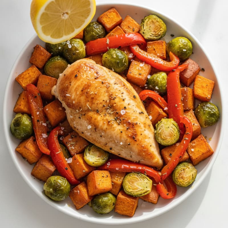 Chicken and Roasted Vegetable Medley