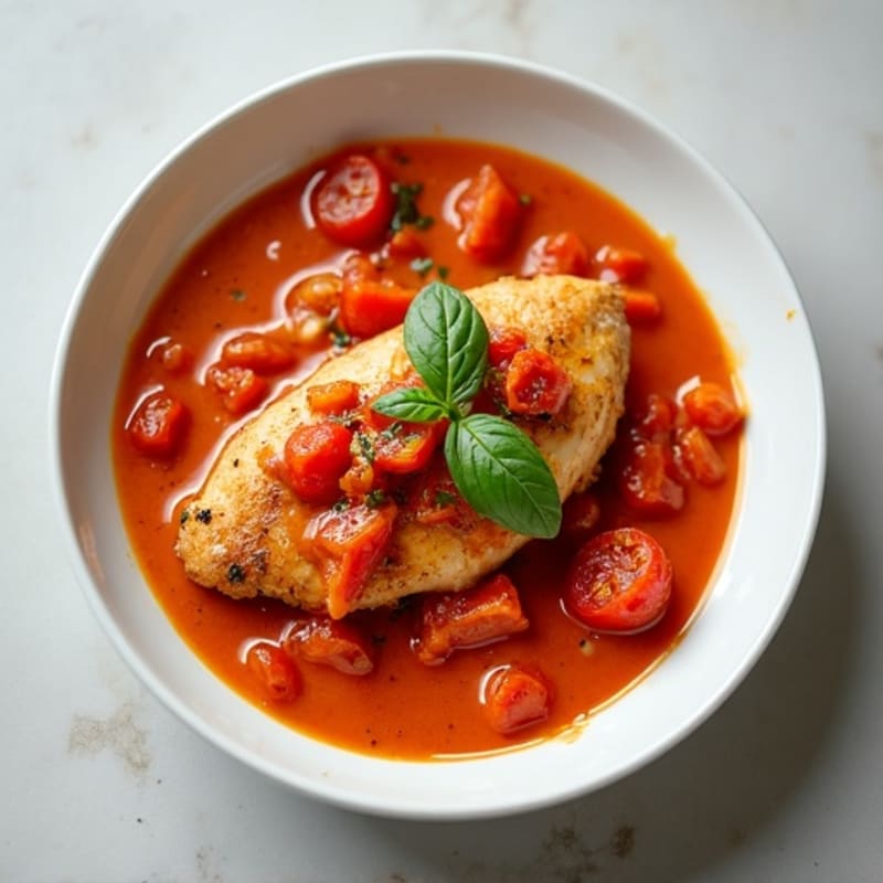 Chicken with Creamy Spiced Tomato Sauce