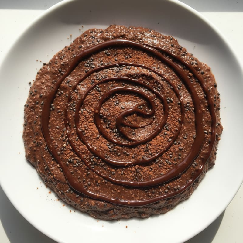 Creamy Chocolate Protein Pudding with Chia and Pea Protein