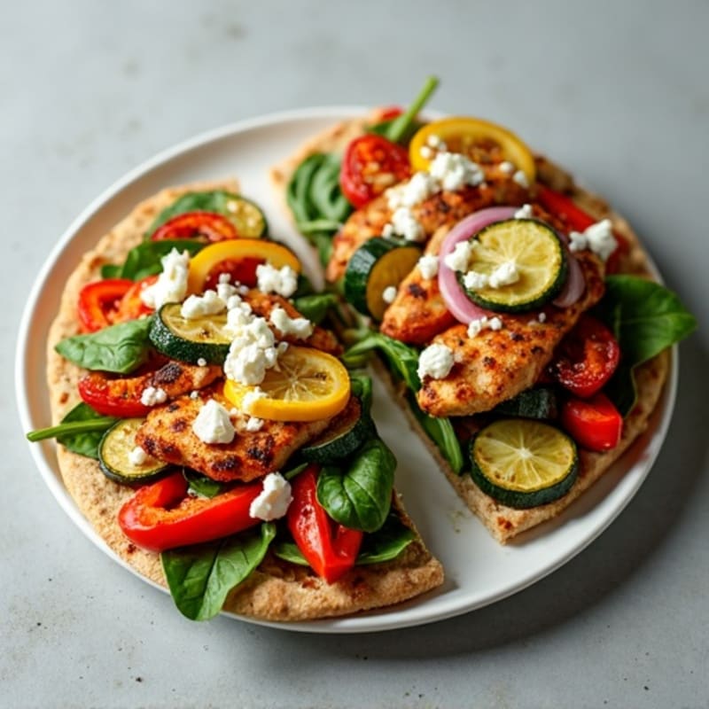 Roasted Veggie Flatbread