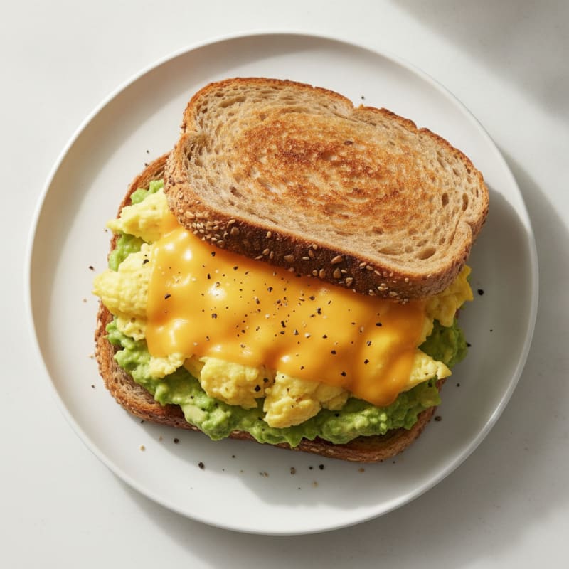 Avocado and Egg Breakfast Sandwich