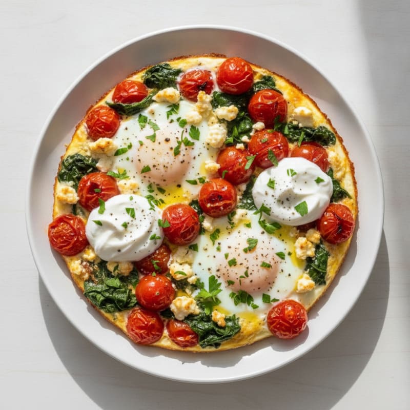 Baked Eggs with Roasted Tomatoes