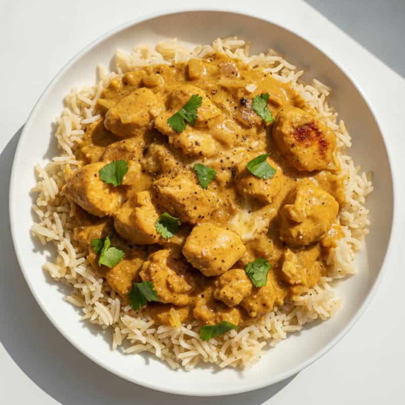 Spiced Butter Chicken with Basmati Rice